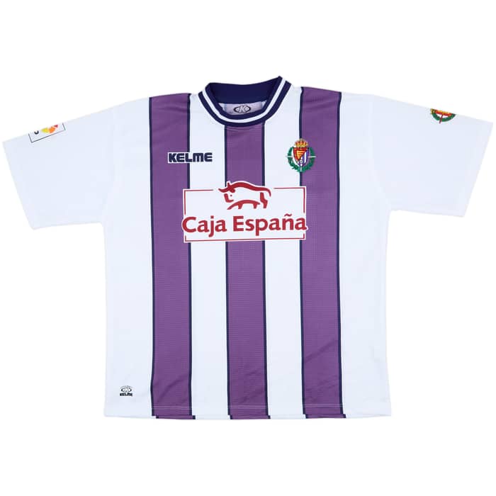 1999-00 Real Valladolid Home Shirt - 9/10 - (XL)