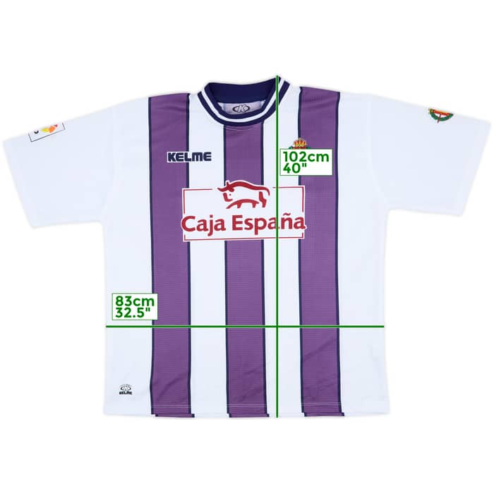 1999-00 Real Valladolid Home Shirt - 9/10 - (XL)