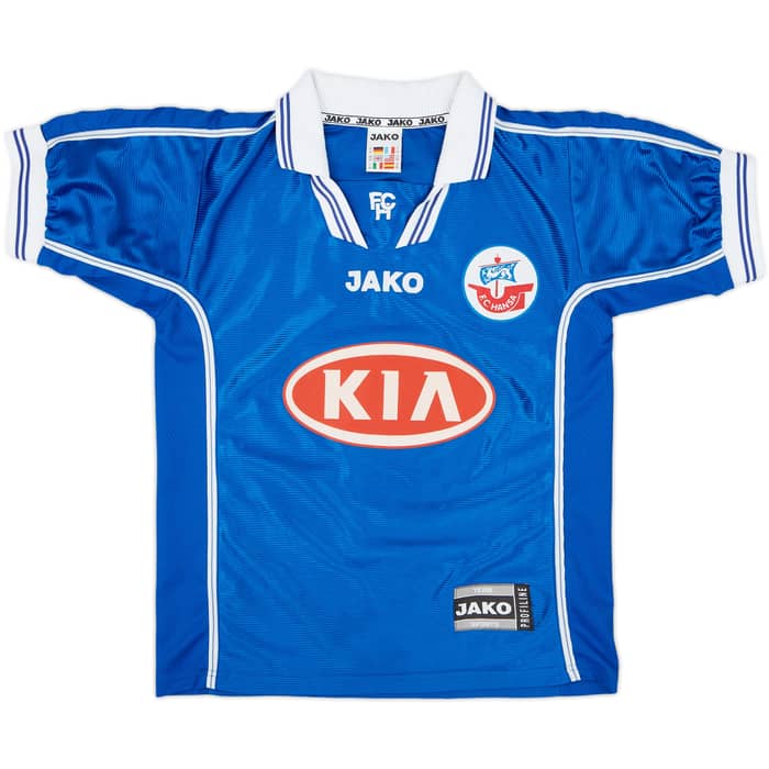 2001-02 Hansa Rostock Home Shirt - 9/10 - (XS)