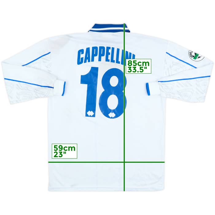 1997-98 Empoli Match Issue Away L/S Shirt Cappellini #18