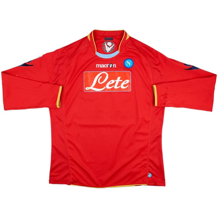 2009-10 Napoli Match Issue Third L/S Shirt Amodio #32