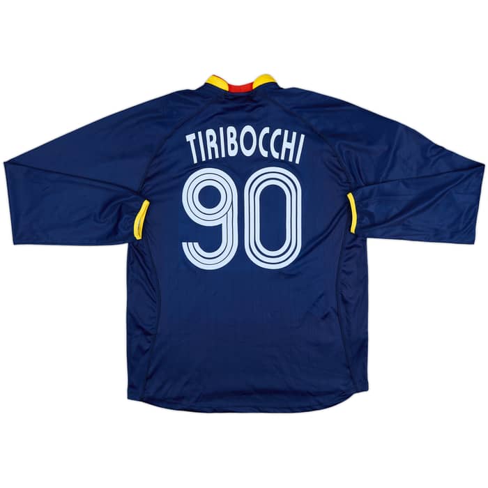 2007-08 Lecce Match Issue Third L/S Shirt Tiribocchi #90