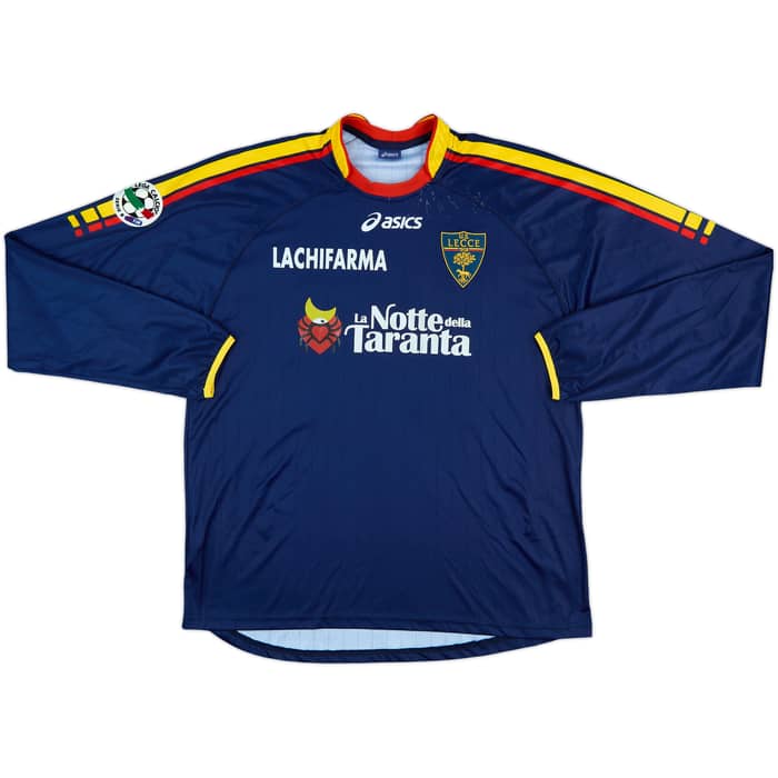 2007-08 Lecce Match Issue Third L/S Shirt Tiribocchi #90
