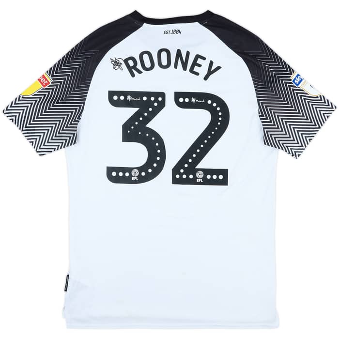 2019-20 Derby County Home Shirt Rooney #32 - 7/10 - (L)