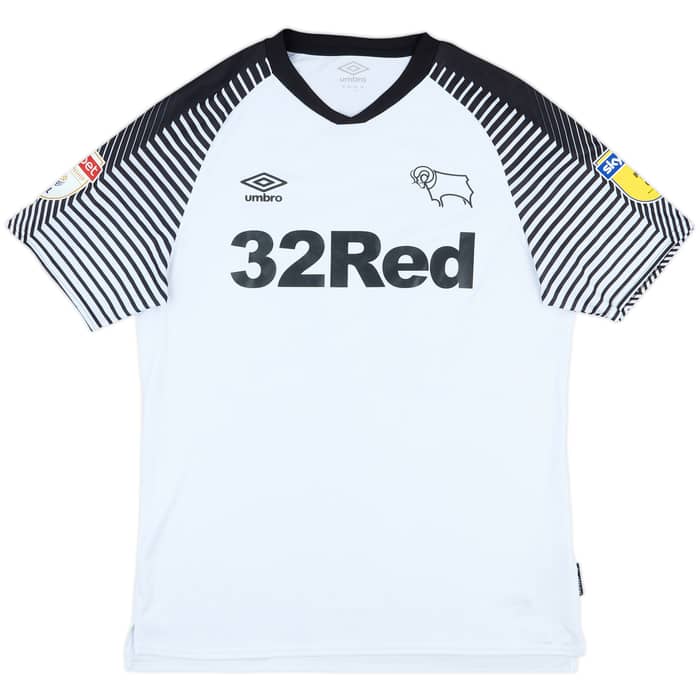 2019-20 Derby County Home Shirt Rooney #32 - 7/10 - (L)