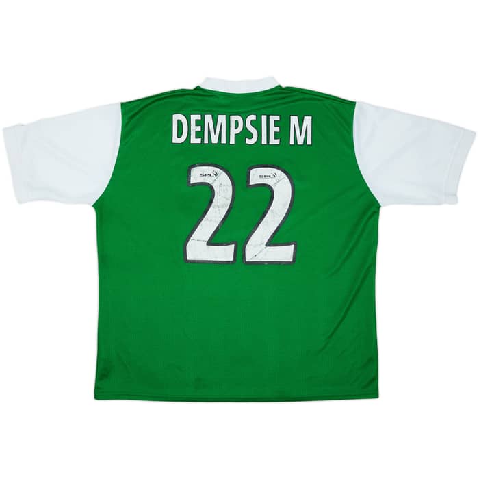 2000-01 Hibernian Home Shirt Dempsie M #22 - 5/10 - (3XL)