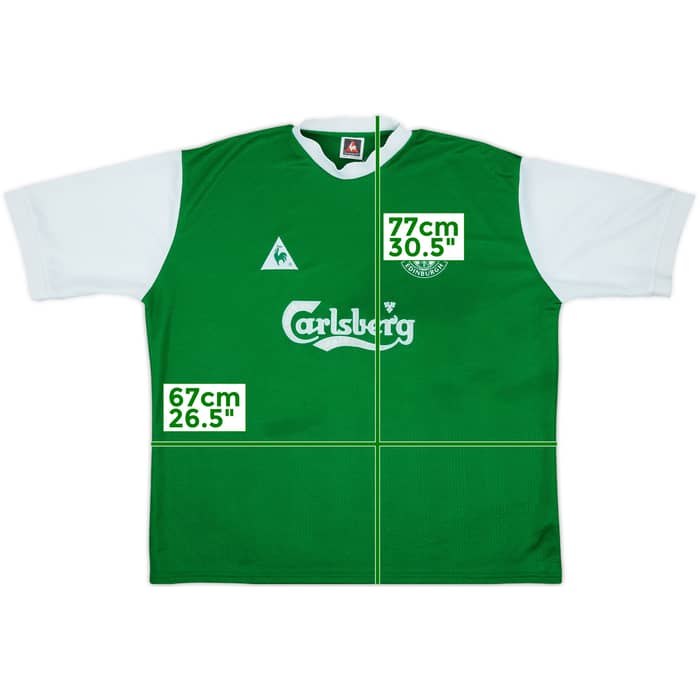 2000-01 Hibernian Home Shirt Dempsie M #22 - 5/10 - (3XL)
