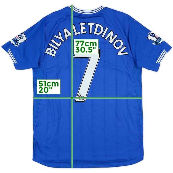 2009-10 Everton Home Shirt Bilyaletdinov #7 - 7/10 - (M)