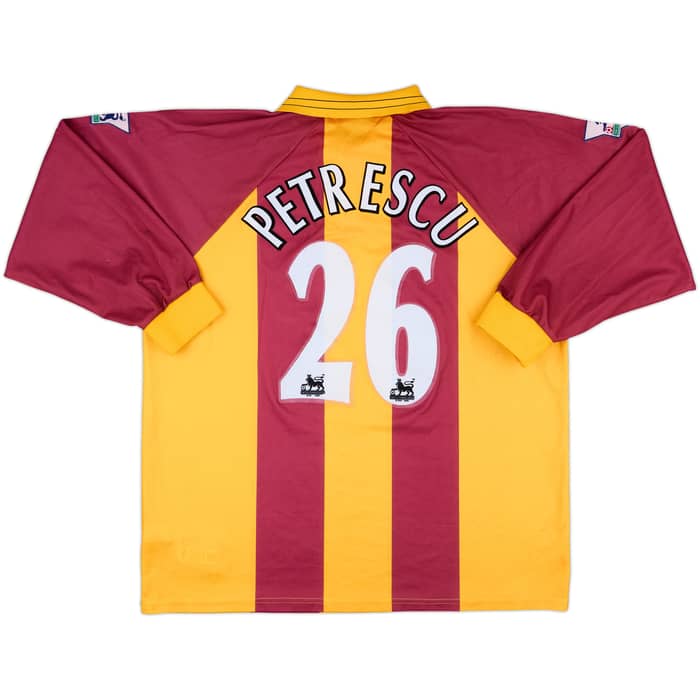 2000-01 Bradford Home L/S Shirt Petrescu #26 - 4/10 - (XL)