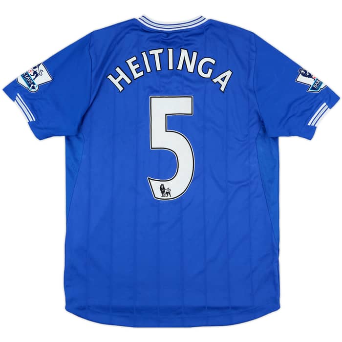 2009-10 Everton Home Shirt Heitinga #5 - 8/10 -(M)