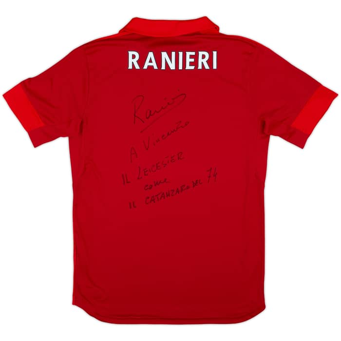 2016-17 Leicester Signed Away Shirt Ranieri - 10/10 - (M)