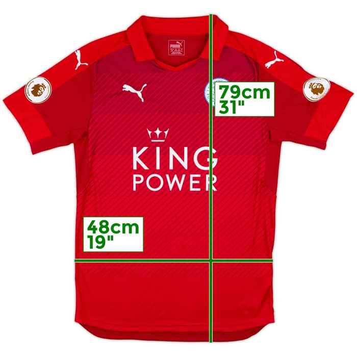 2016-17 Leicester Signed Away Shirt Ranieri - 10/10 - (M)