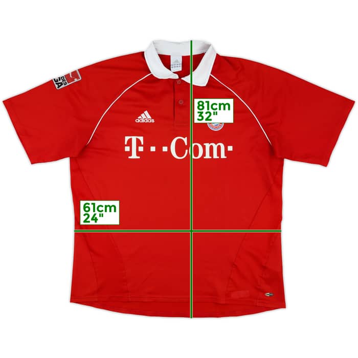 2005-06 Bayern Munich Home Shirt - 5/10 - (XL)