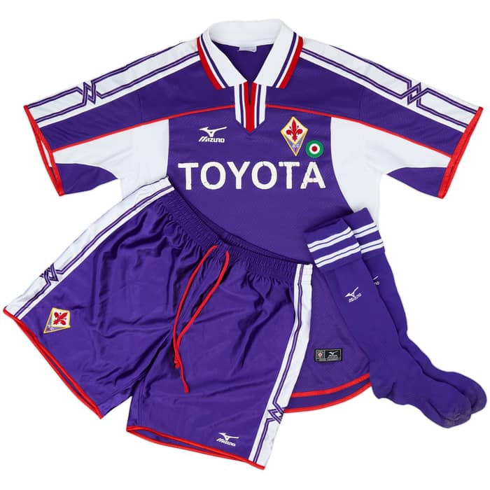 2001-02 Fiorentina Home Full Kit - 5/10 - (L)