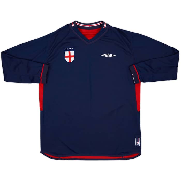 2002-04 England Away L/S Shirt Rooney #23 - 8/10 - (L)