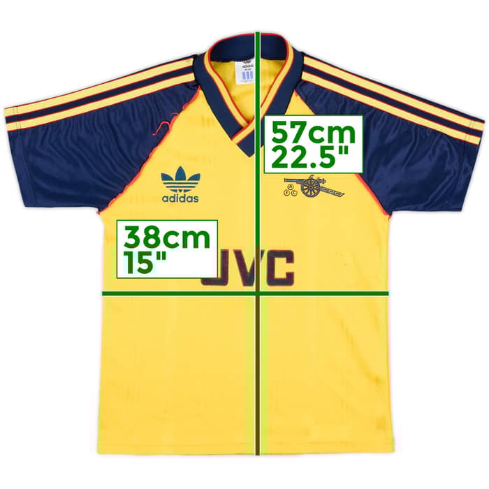 1988-91 Arsenal Away Shirt - 4/10 - (M.Boys)