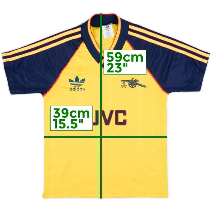1988-91 Arsenal Away Shirt - 5/10 - (M.Boys)