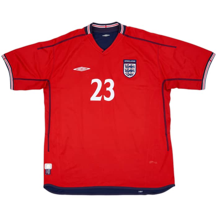 2002-04 England Away Shirt Rooney #23 - 6/10 - (L)