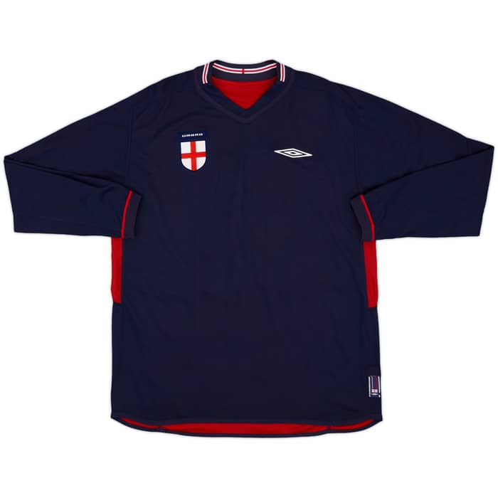 2002-04 England Away L/S Shirt Rooney #23 - 8/10 - (L)