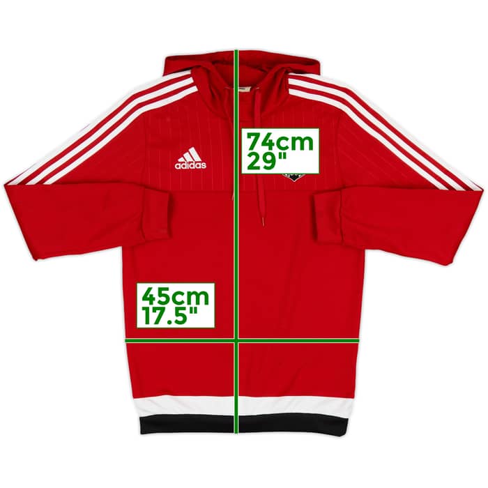2014-15 Besiktas adidas Hooded Sweat Top - 7/10 - (XS)