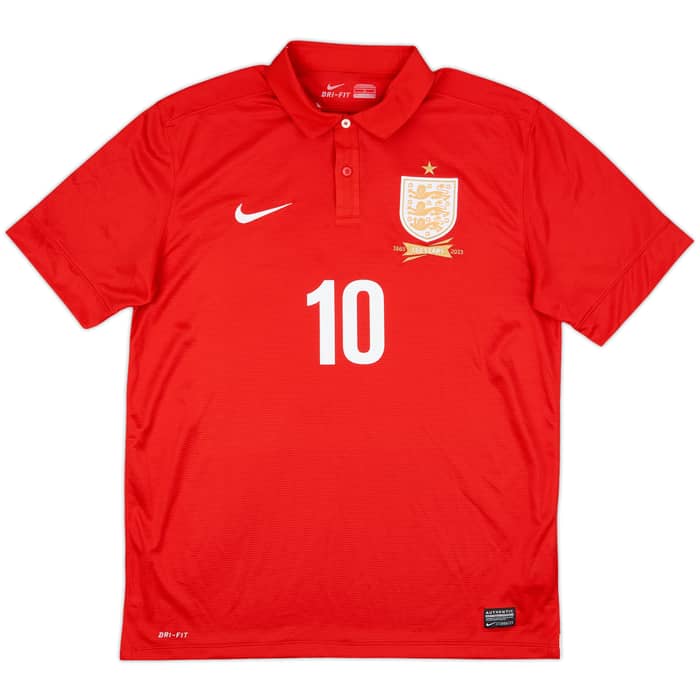 2013 England Away 150th Anniversary Shirt Rooney #10
