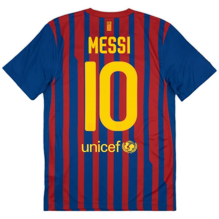 2011-12 Barcelona Home Shirt Messi #10 - 9/10 - (S)
