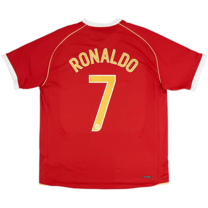 2006-07 Manchester United Home Shirt Ronaldo #7