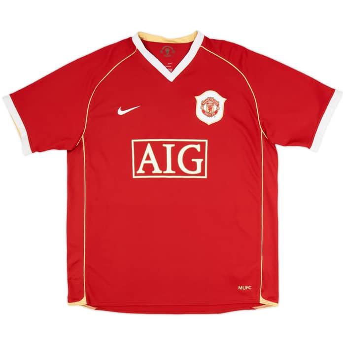 2006-07 Manchester United Home Shirt Ronaldo #7