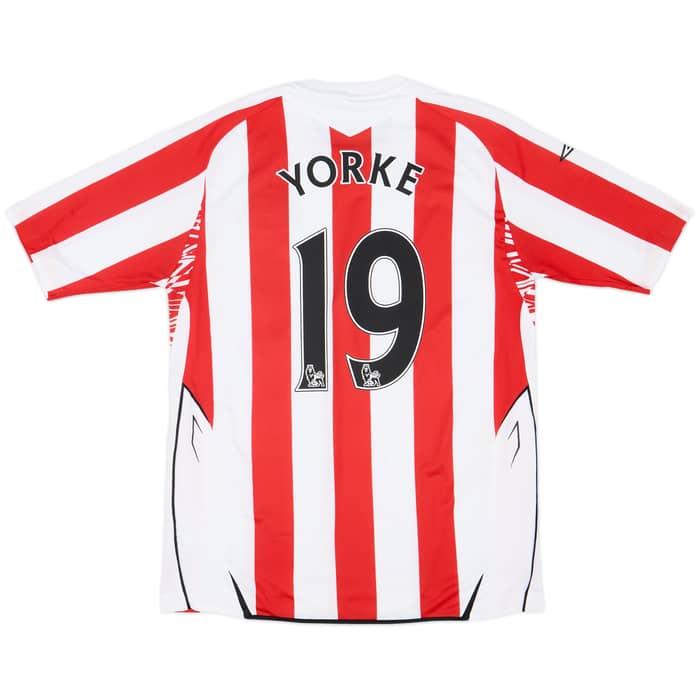2007-08 Sunderland Home Shirt Yorke #19 - 7/10 - (L)