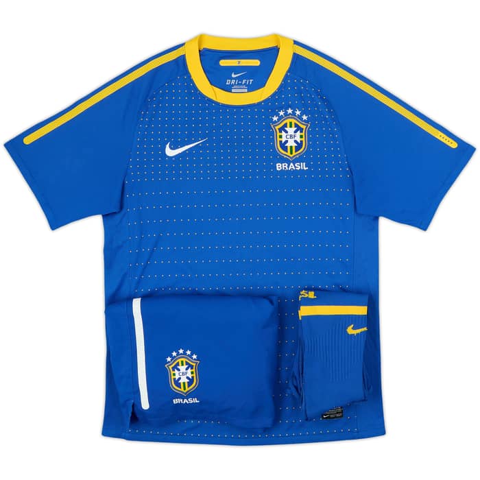 2010-11 Brazil Away Shorts & Socks - 8/10 - (L)
