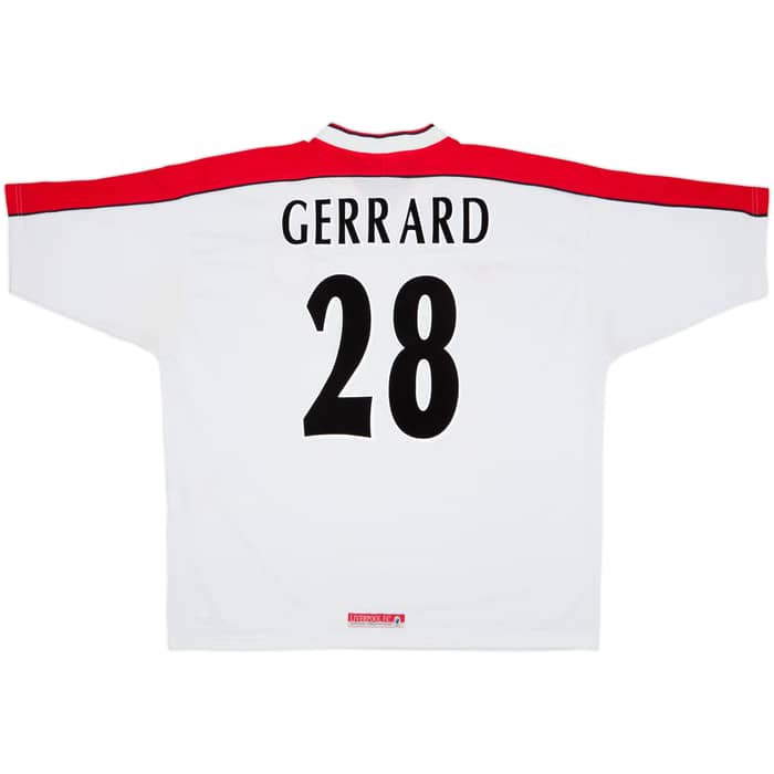 1998-99 Liverpool Away Shirt Gerrard #28 - 7/10 - (XXL)