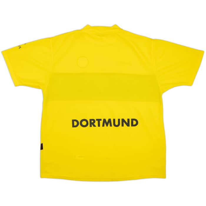 2002-03 Borussia Dortmund Signed Home Shirt - 4/10 - (XL)