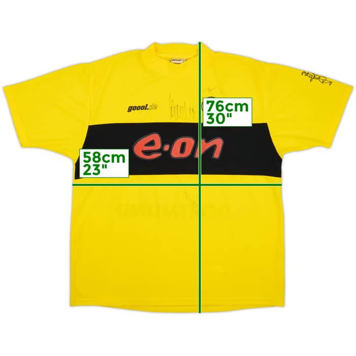 2002-03 Borussia Dortmund Signed Home Shirt - 4/10 - (XL)