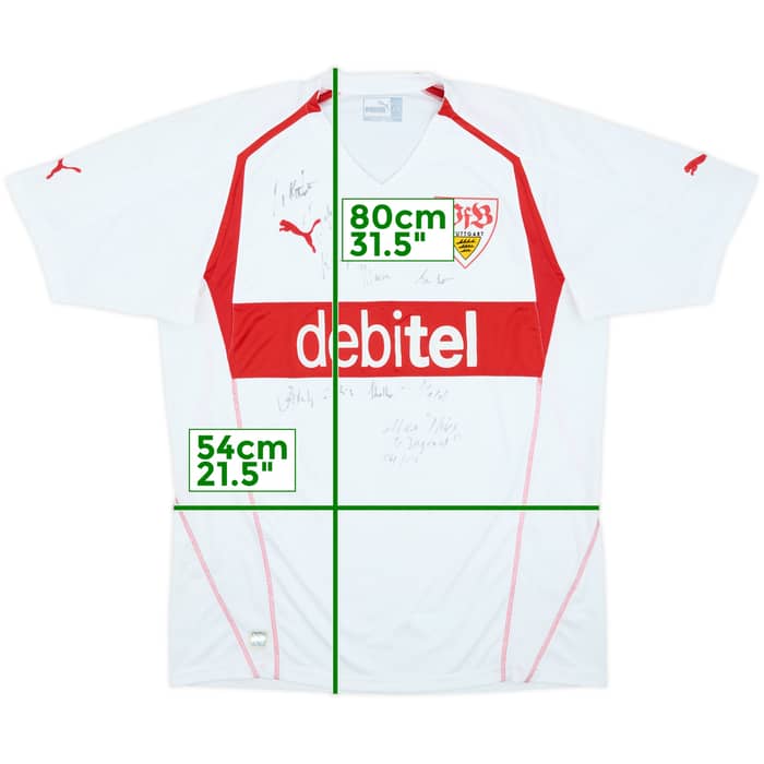 2004-05 Stuttgart Signed Home Shirt - 8/10 - (XXL)