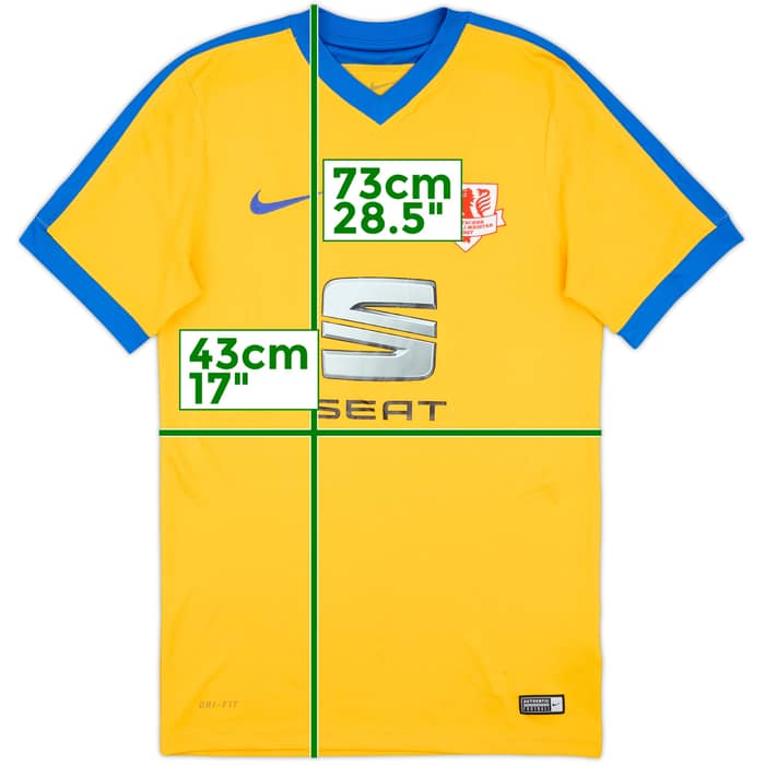 2016-17 Eintracht Braunschweig Signed Home Shirt - 8/10 - (S)