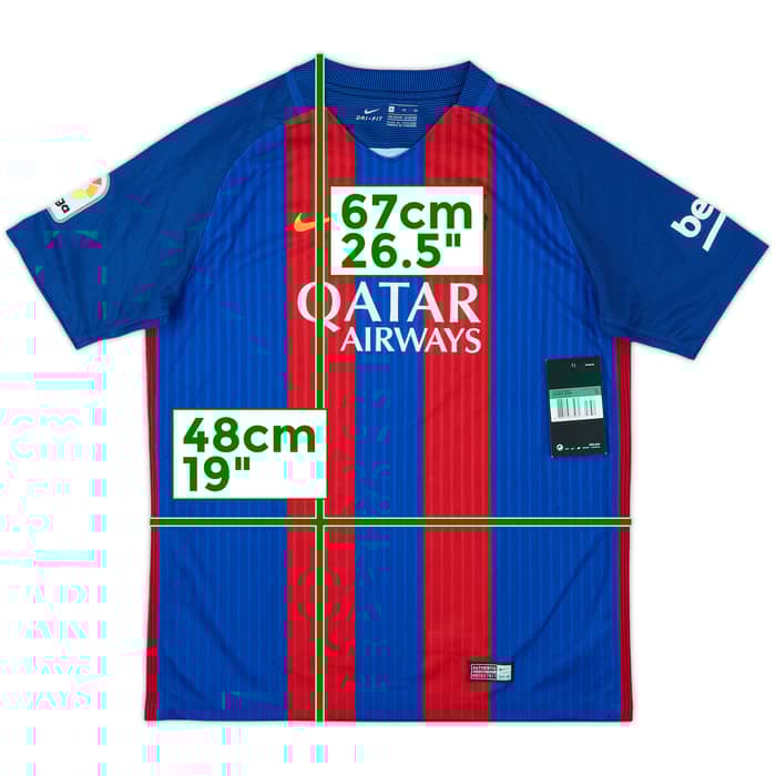 2016-17 Barcelona Home Shirt (XL.Boys)