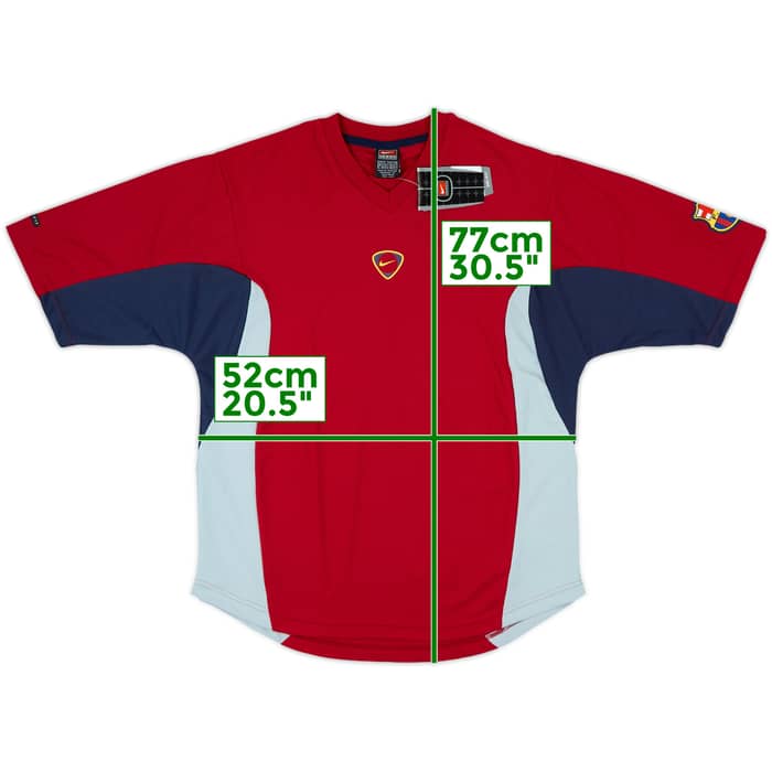 2000-01 Barcelona Nike Training Shirt (M)