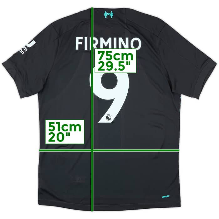 2019-20 Liverpool '2019/20 Champions' Third Shirt Firmino #9 (M)