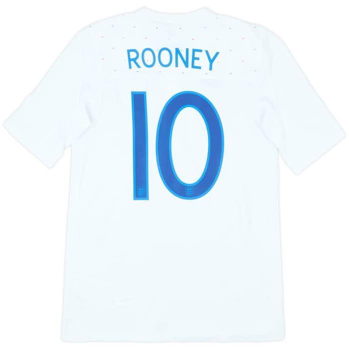 2010-11 England Home Shirt Rooney #10 (M)