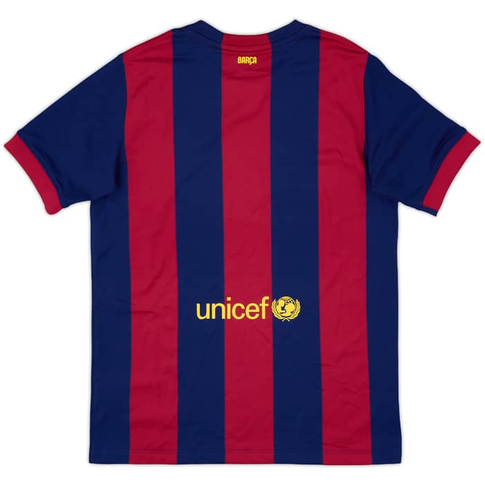 2014-15 Barcelona Home Shirt (XL.Boys)