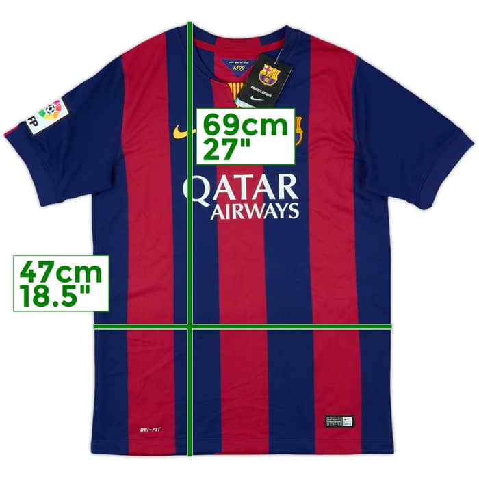 2014-15 Barcelona Home Shirt (XL.Boys)