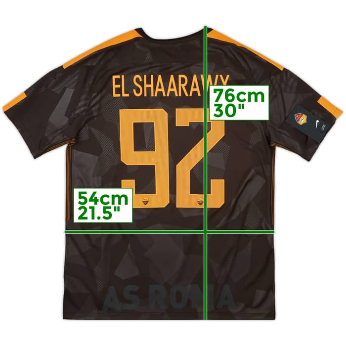 2017-18 Roma Third Shirt El Shaarawy #92 (L)