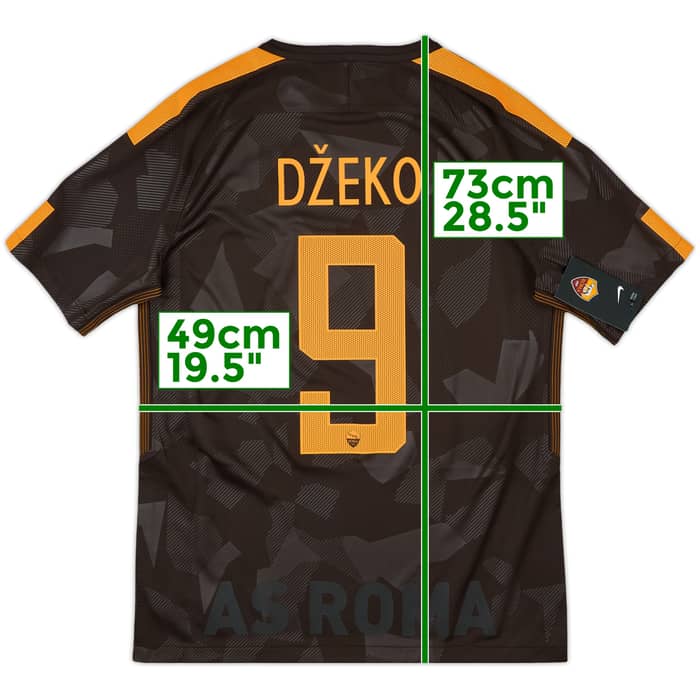 2017-18 Roma Third Shirt Dzeko #9 (M)