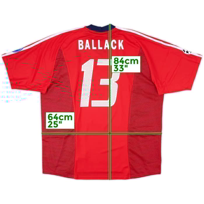 2002-03 Bayern Munich CL Shirt Ballack #13 (XXL)