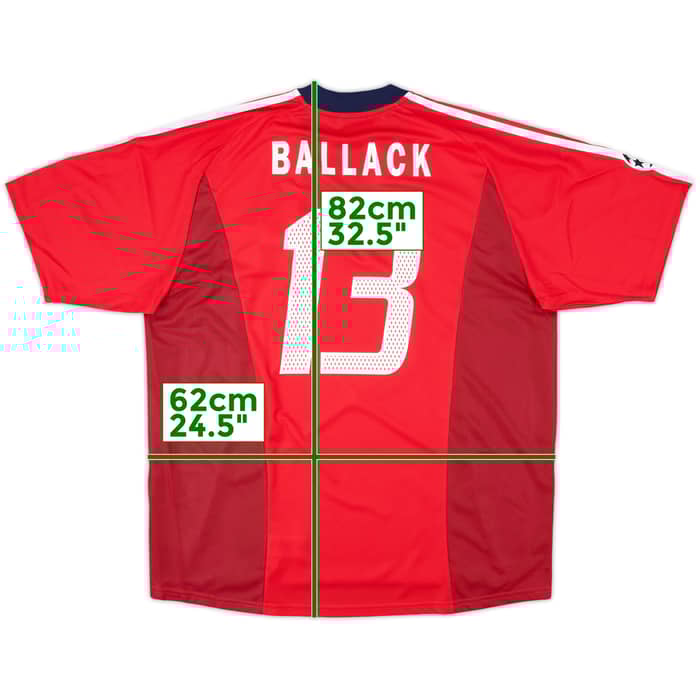 2002-03 Bayern Munich CL Shirt Ballack #13 (XL)
