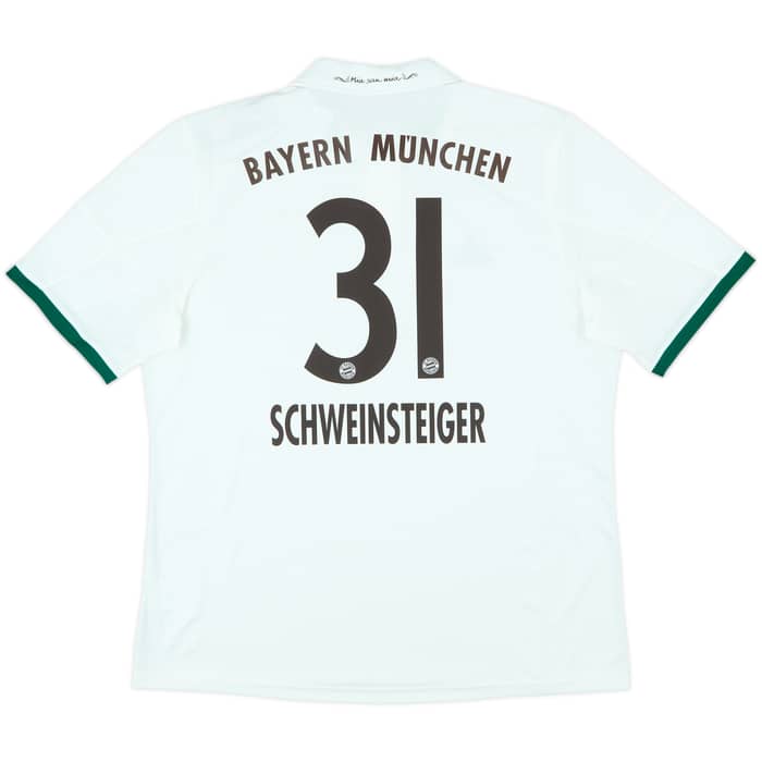 2013-14 Bayern Munich Away Shirt Schweinsteiger #31 (XL)