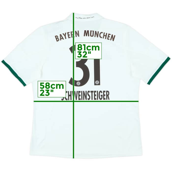 2013-14 Bayern Munich Away Shirt Schweinsteiger #31 (XL)