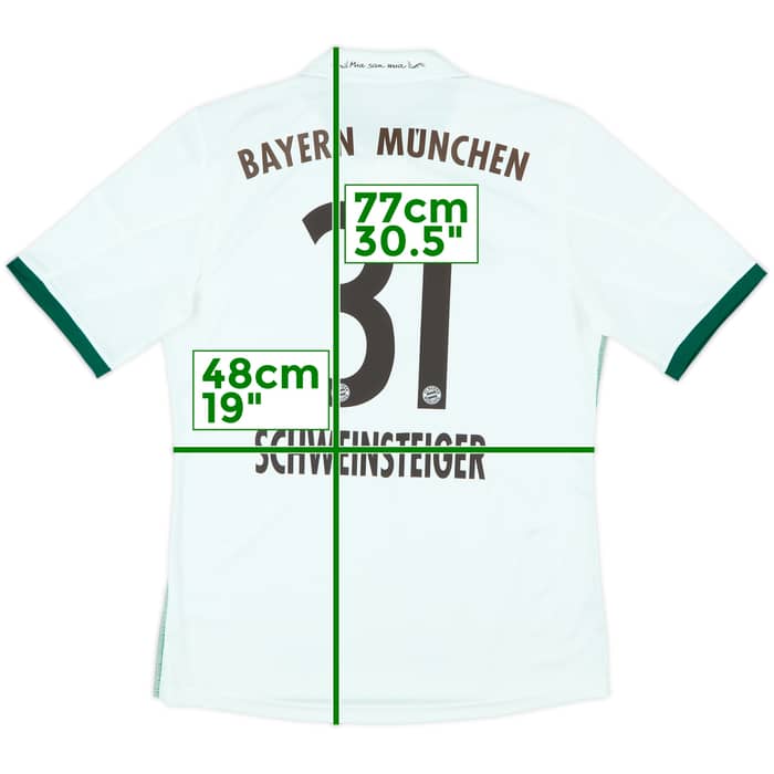 2013-14 Bayern Munich Away Shirt Schweinsteiger #31 (M)