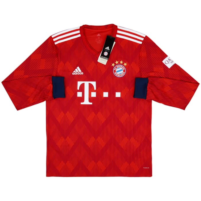 2018-19 Bayern Munich Home L/S Shirt (M)