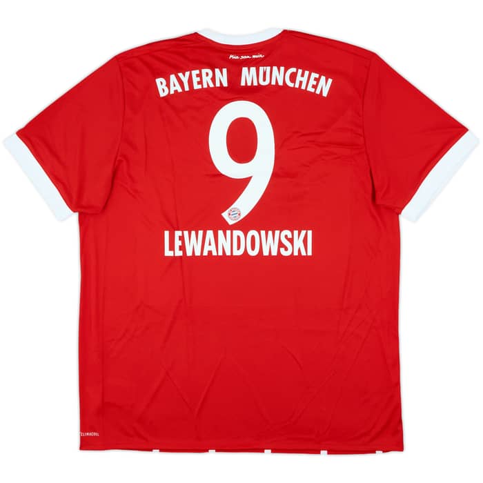 2017-18 Bayern Munich Home Shirt Lewandowski #9 (XL)